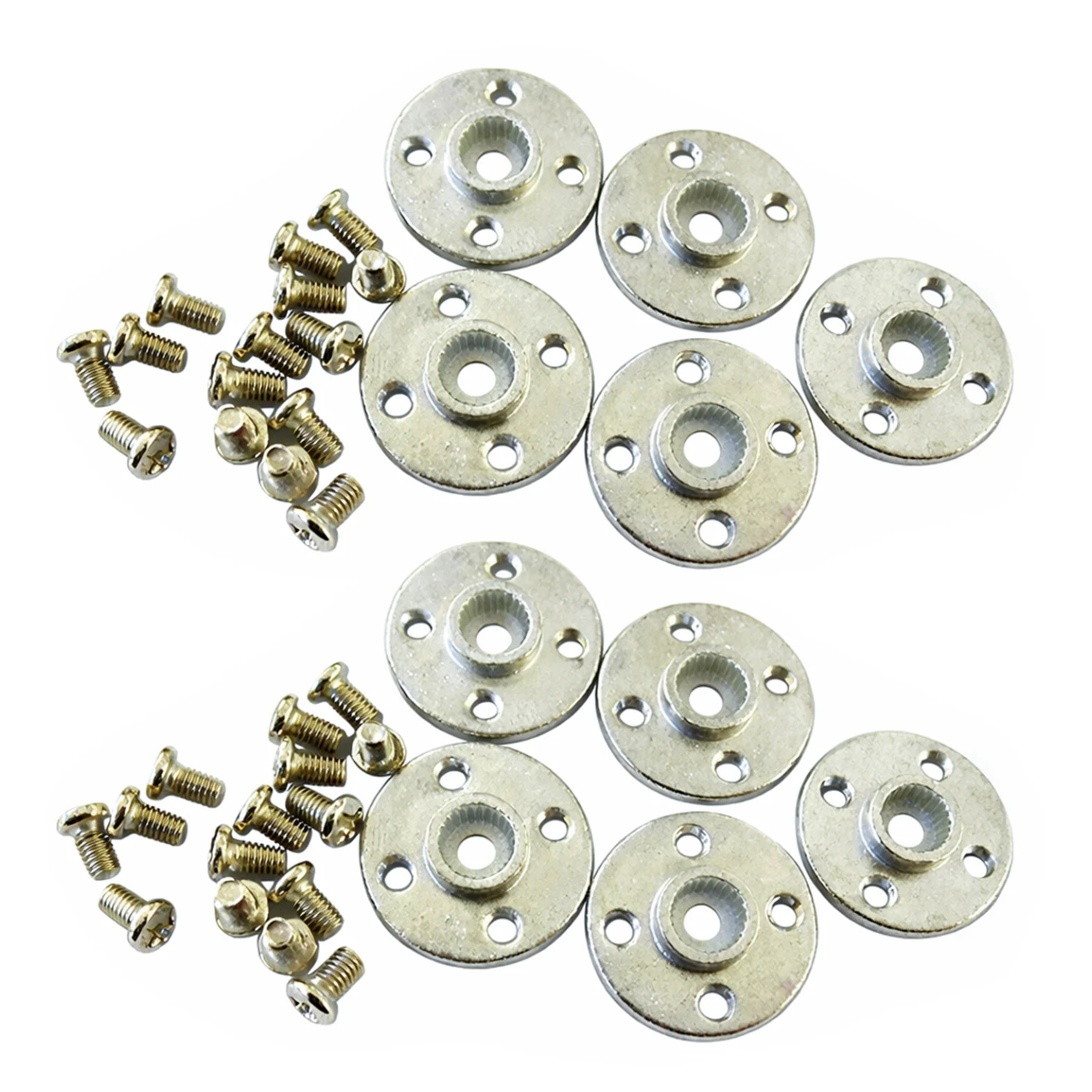 10pcs Round Metal Servos Arm Horn 19mm Disc Mount MG945 MG995 MG946 RC Robot