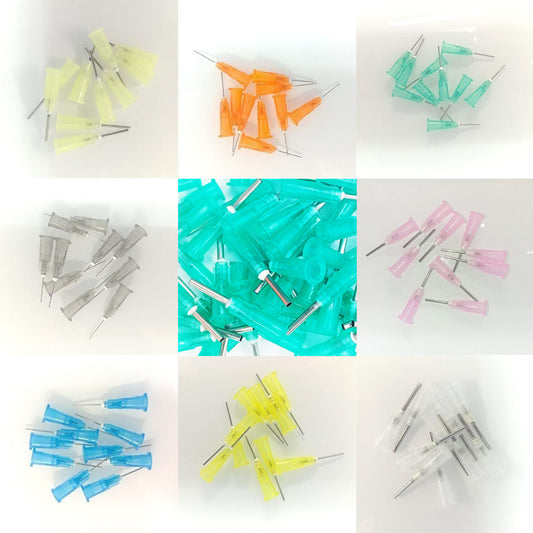 10x 14G 15G 16G 18G 19G 20G 21G 23G 25G 27G Dispensing Needle Tips S/S Glue Dispenser Needles 0.5" Tubing Length | Main Image | Asia Sell