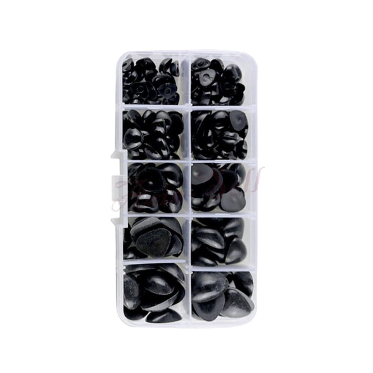 150pcs Set Plastic Toy Noses Triangle Nose Black Brown Pink Bear Puppet Dolls Toy - Brown - Asia Sell