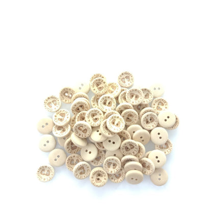 15/20/25mm It's a Girl/Boy Wooden Button Natural Wood Sewing Baby Clothing Buttons - It's a Girl 15mm 50pcs - - Asia Sell