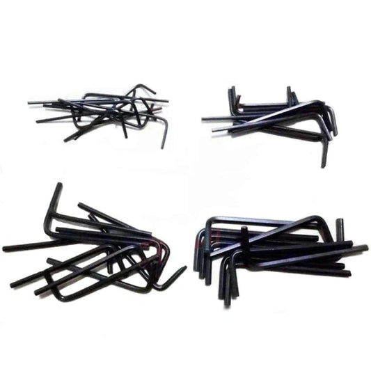 1.5mm 2mm 2.5mm 3mm 4mm 5mm Hex Key Keys Black Steel M1.5 M2 M2.5 M3 M4 M5 Wrench Tool - 2pcs 1.5mm - - Asia Sell