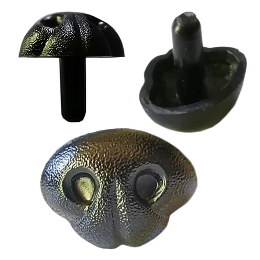 4-12pcs 18mm Toy Dog Nose Plug-in for Plush Dolls Animals Plastic Noses DIY Nose Accessories Doll Making