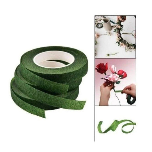 1pcs 12mm Green Parafilm Wedding Florist Flower Stem Wrap Floral Tape Waterproof Craft - - Asia Sell