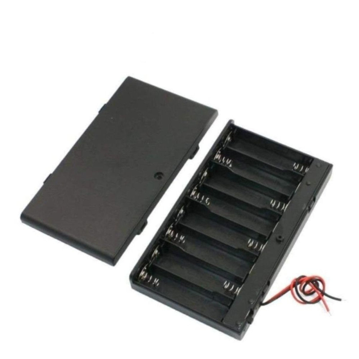 1pcs 8 x 1.5V AA 12V 8xAA Battery Case Holder Box Storage Switch Lid Cover - - Asia Sell