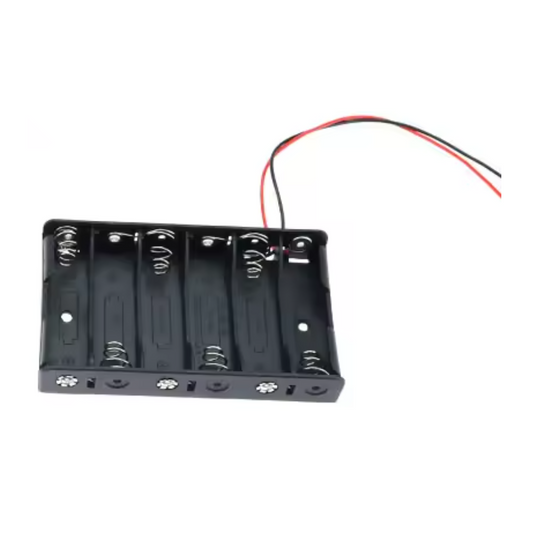 1pcs 6xAA Battery Holder 6x1.5V 9V Box Case Wired Wires 6 x 1.5V 6x1.5V AA