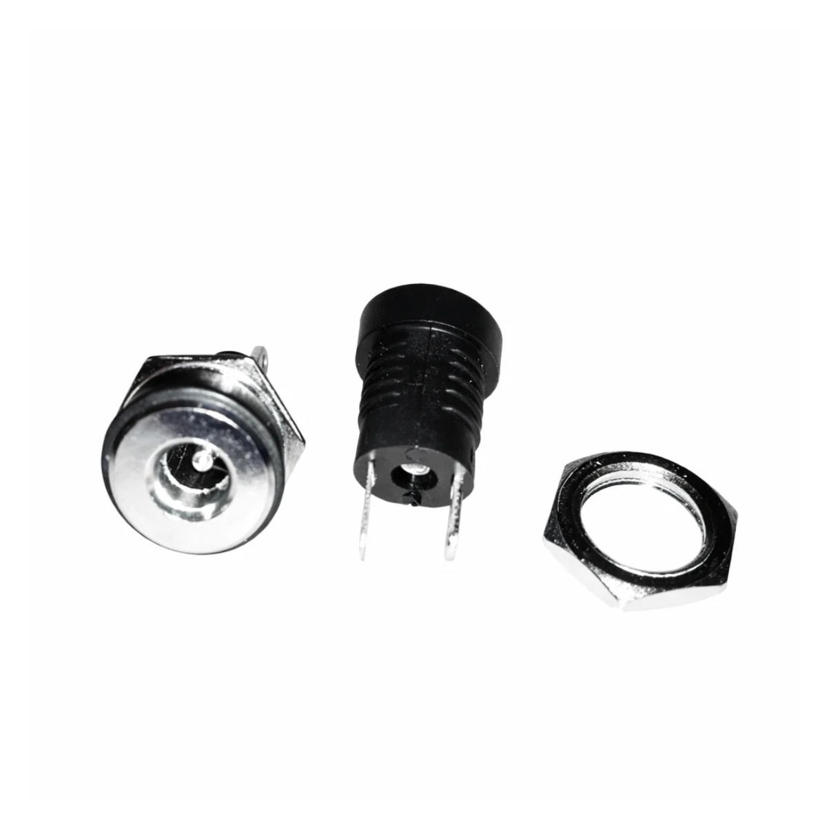 2-10pcs DC Power Supply Jack 3.5x1.3mm Socket Female Panel Mount Connector DC-022B