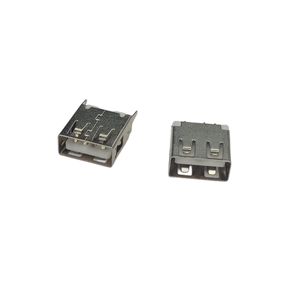 2-20pcs USB Type A Port Female Solder Jacks 13.7mm PCB Socket Single USB-A 4Pin