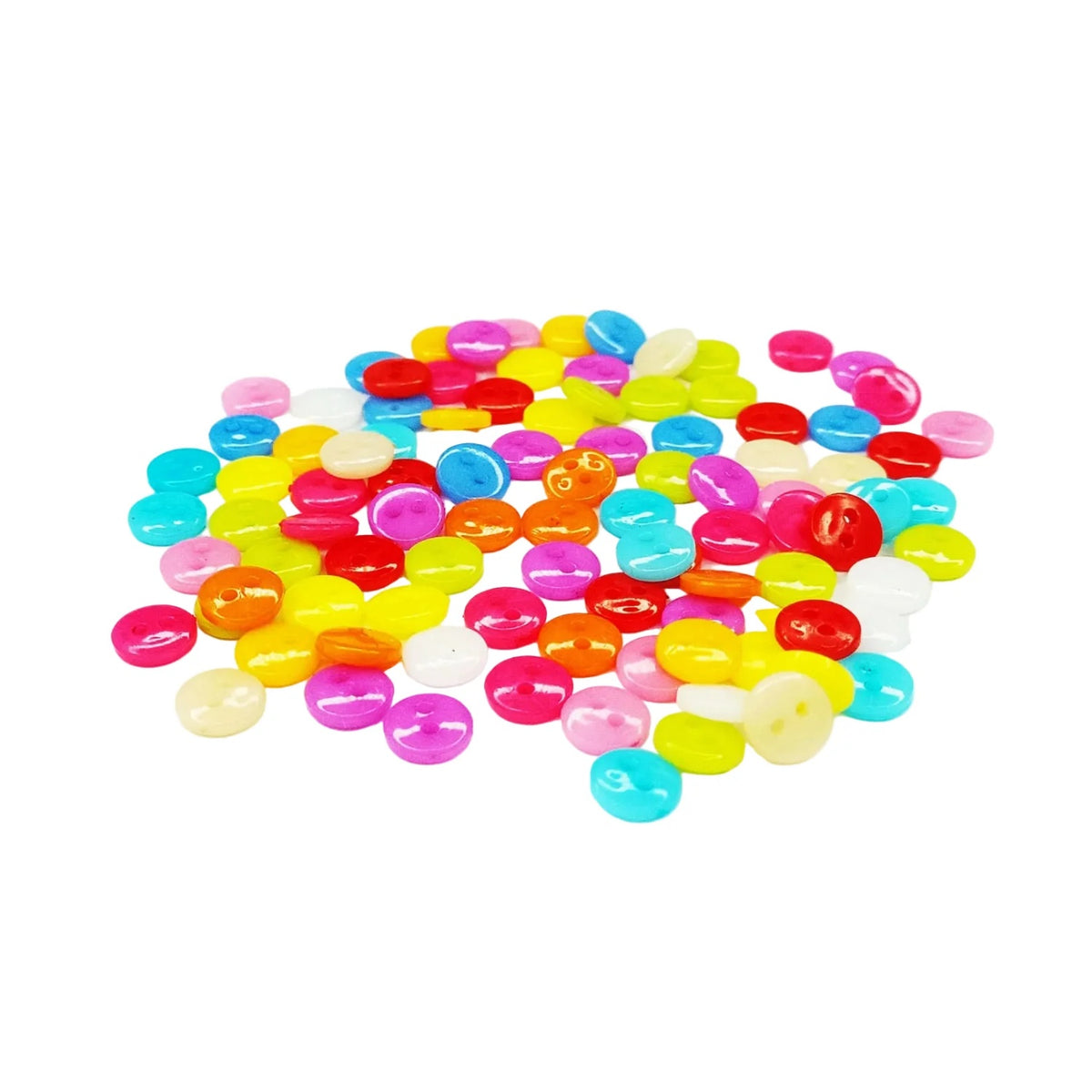 20/100/1000/2000/5000pcs Stars Flowers Shaped 6mm Buttons Kid's Clothing Sewing Mixed Shapes Crafts