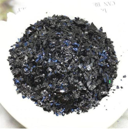 200g Holographic Nail Decoration Flakes Glitter DIY Nail Art 3D Sequin - Black - - Asia Sell