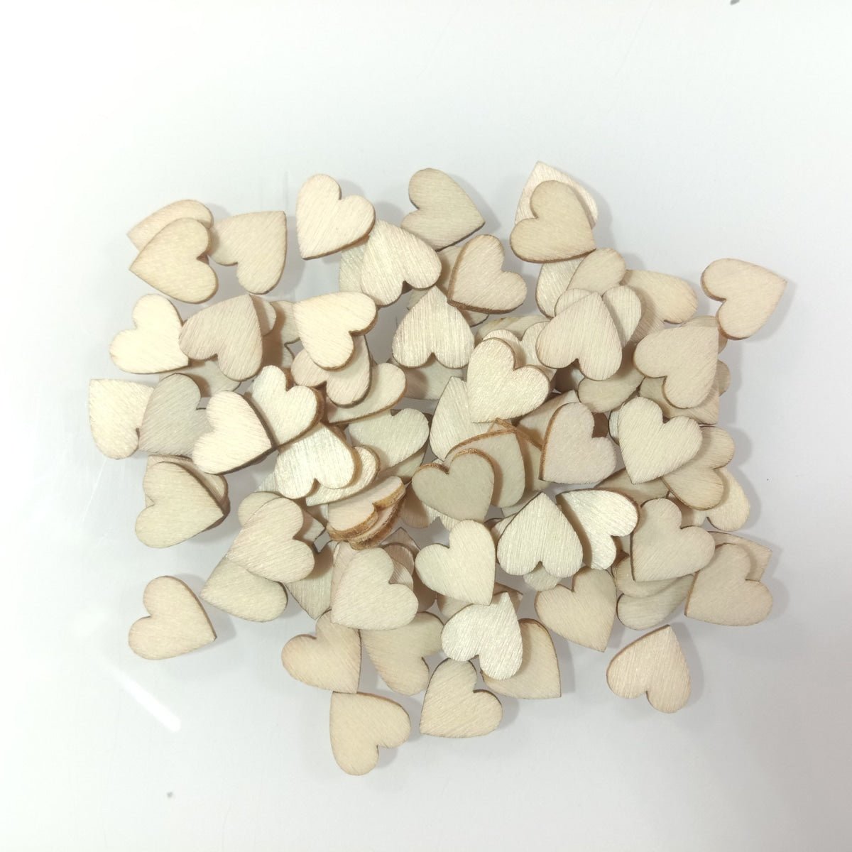 200pcs 10mm Wooden Love Hearts DIY Craft Wood Scrapbooking - Asia Sell