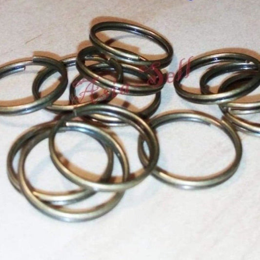 200pcs 8mm Bronze Split Key Rings Small Keyrings Keys Double Loops Fashion - Asia Sell