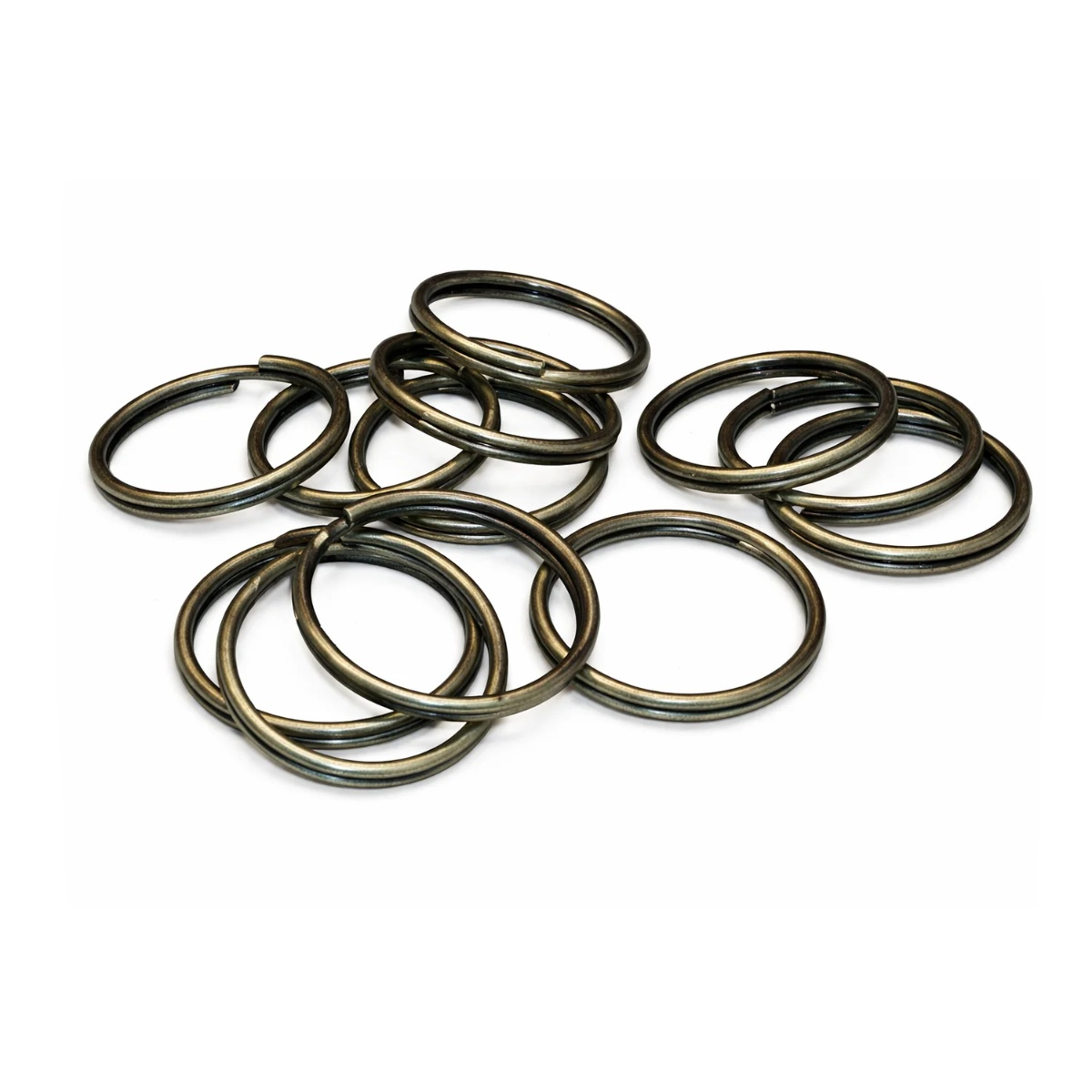 200x 12mm Bronze Split Key Rings Small Keyrings Keys Double Loops Fashion - Asia Sell