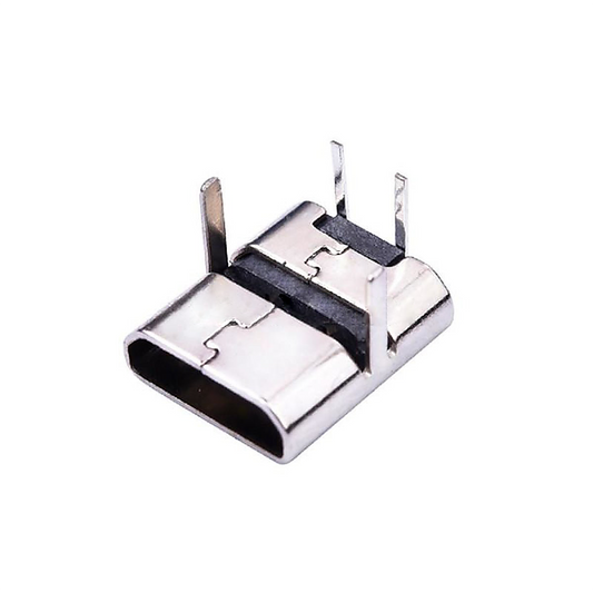 20pcs 2 Pin Dip 7.2 Micro-USB Female Socket BF Type B USB Connector