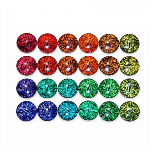 20pcs 10mm Glass Doll Eyes Cat DIY Craft Toy - Asia Sell