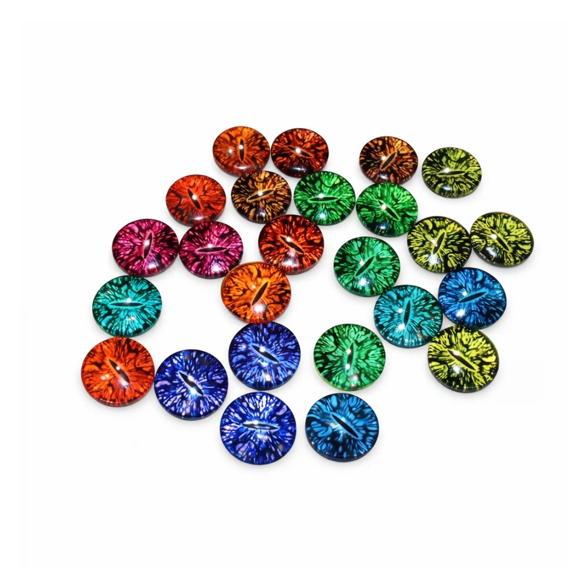 20pcs 10mm Glass Doll Eyes Cat DIY Craft Toy - Asia Sell