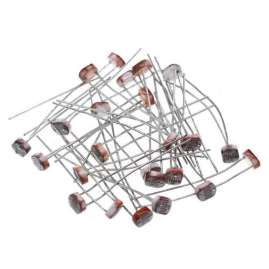 20pcs Photoresistor GL5528 GL5537 GL5539 GL5549 GL5506 GL5516 5mm Sensor - GL5528 - Asia Sell
