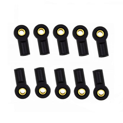 2/10x M3 Ball Head Plastic Link End Holder Tie Rod End Hole For RC Car Buggy Crawler Car 18mm - 10pcs - - Asia Sell