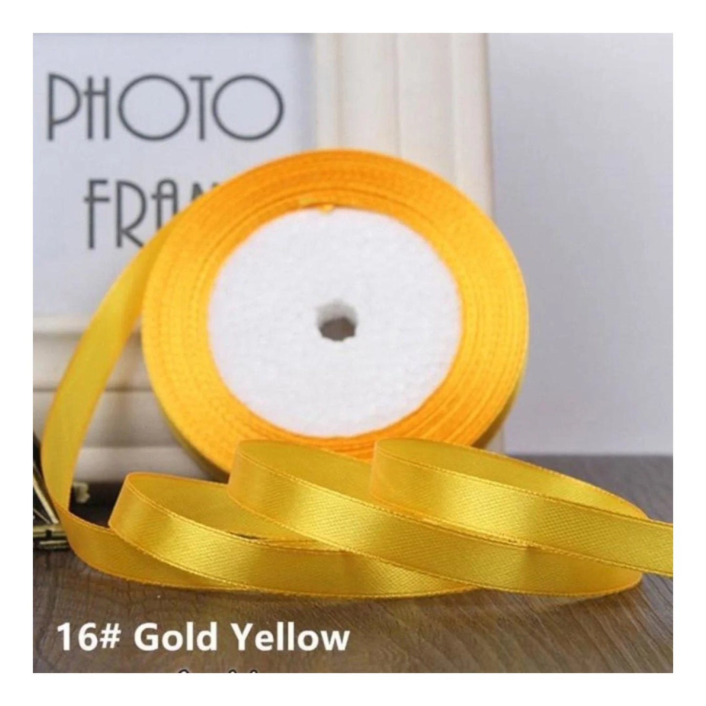 22m 10mm-15mm Polyester Ribbon for Crafts Bow Gift Wrapping Party Wedding Hair - Red 10mm - Asia Sell