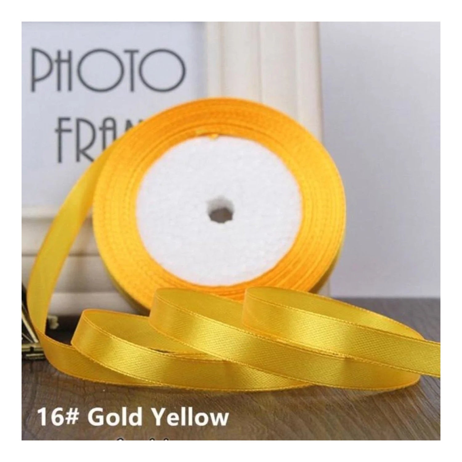 22m 10mm-15mm Polyester Ribbon for Crafts Bow Gift Wrapping Party Wedding Hair - Red 10mm - Asia Sell