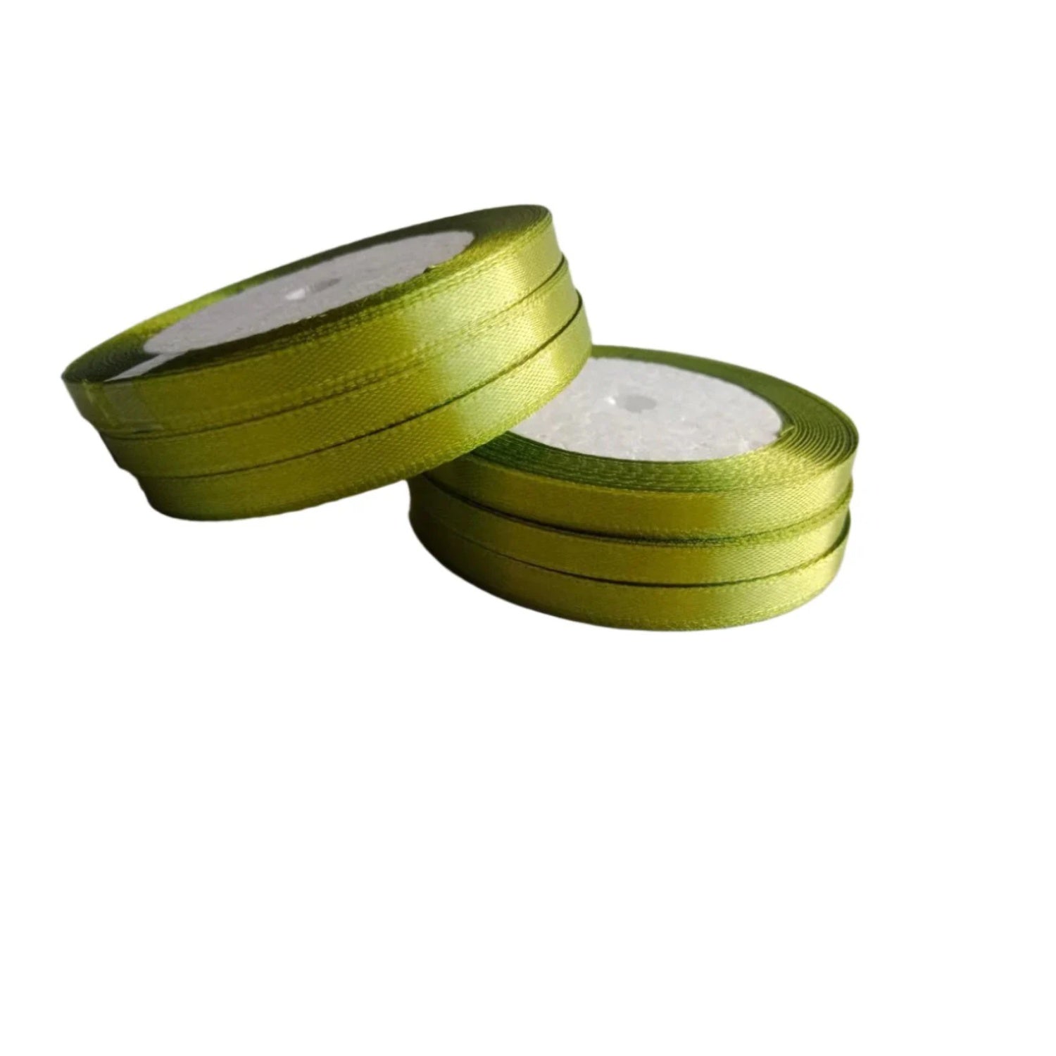 22m 6mm Polyester Ribbon for Crafts Bow Gift Wrapping Party Wedding Hair Christmas Decoration DIY - Army Green - Asia Sell