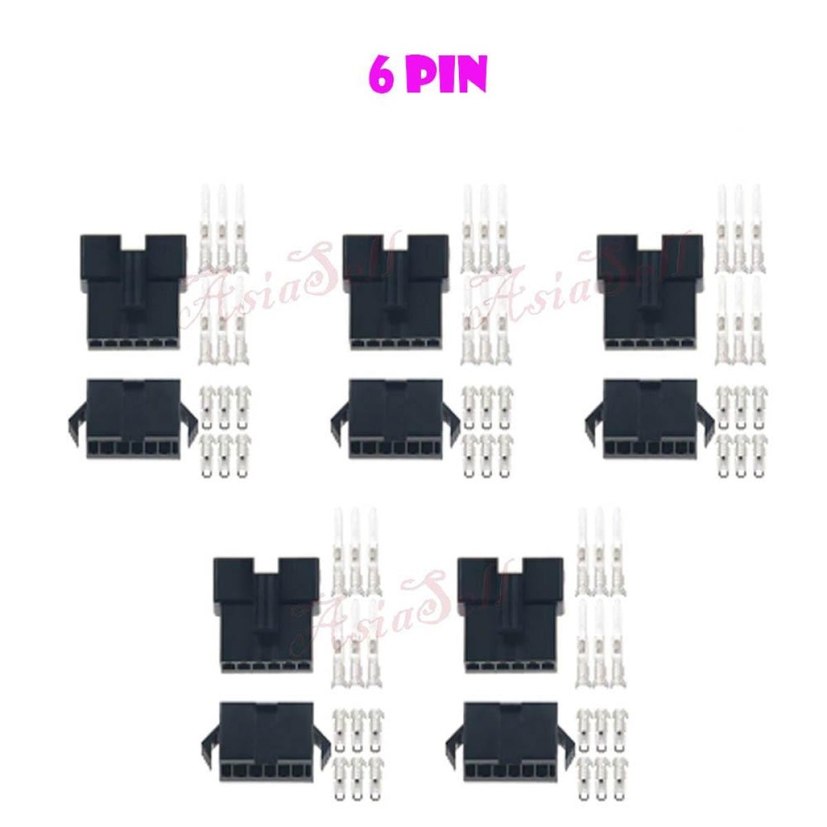 25 Pairs 2.54mm Connector 2/3/4/5/6/7/8/9/10/11/12 Pin Cable Plug Male Female - 2 Pin - Asia Sell