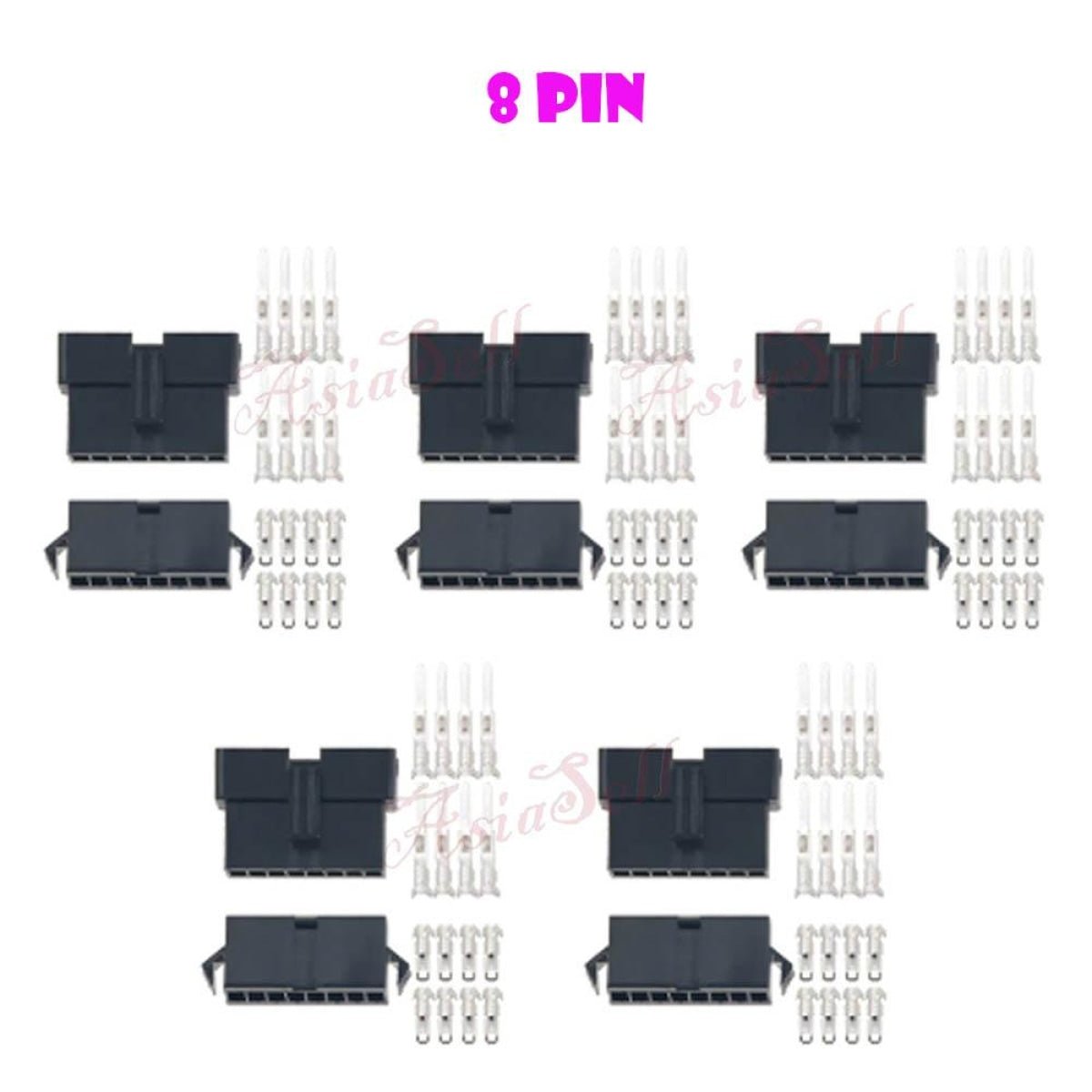 25 Pairs 2.54mm Connector 2/3/4/5/6/7/8/9/10/11/12 Pin Cable Plug Male Female - 2 Pin - Asia Sell