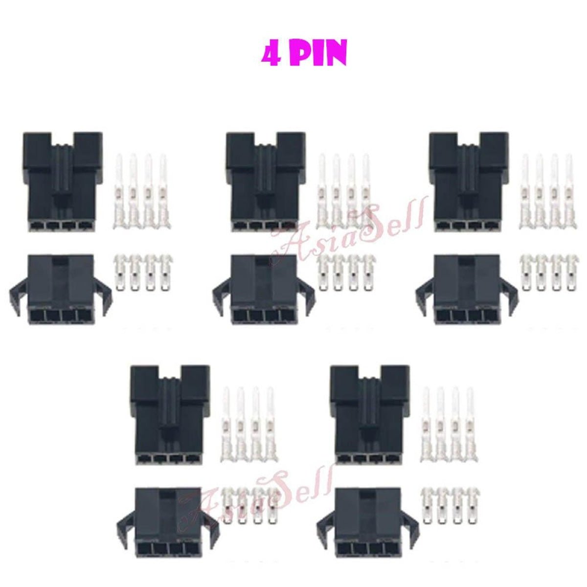 25 Pairs 2.54mm Connector 2/3/4/5/6/7/8/9/10/11/12 Pin Cable Plug Male Female - 2 Pin - Asia Sell