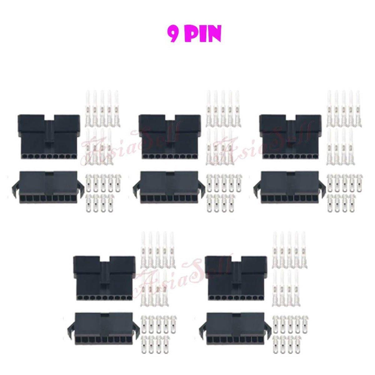 25 Pairs 2.54mm Connector 2/3/4/5/6/7/8/9/10/11/12 Pin Cable Plug Male Female - 2 Pin - Asia Sell