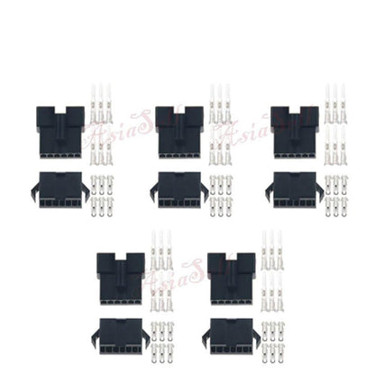 25 Pairs 2.54mm Connector 2/3/4/5/6/7/8/9/10/11/12 Pin Cable Plug Male Female - 6 Pin - Asia Sell