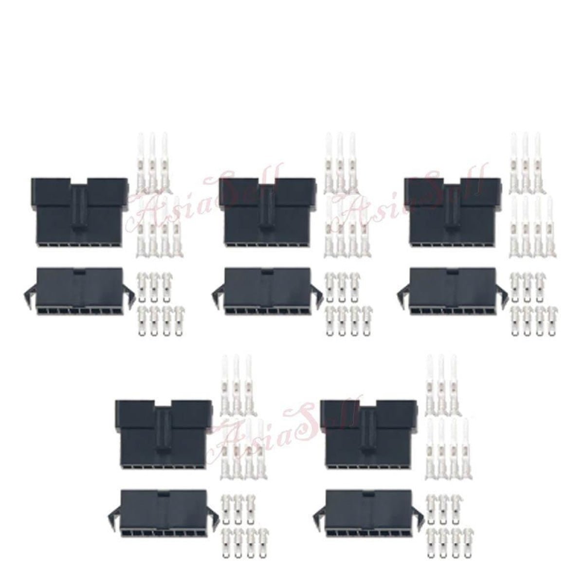 25 Pairs 2.54mm Connector 2/3/4/5/6/7/8/9/10/11/12 Pin Cable Plug Male Female - 7 Pin - Asia Sell