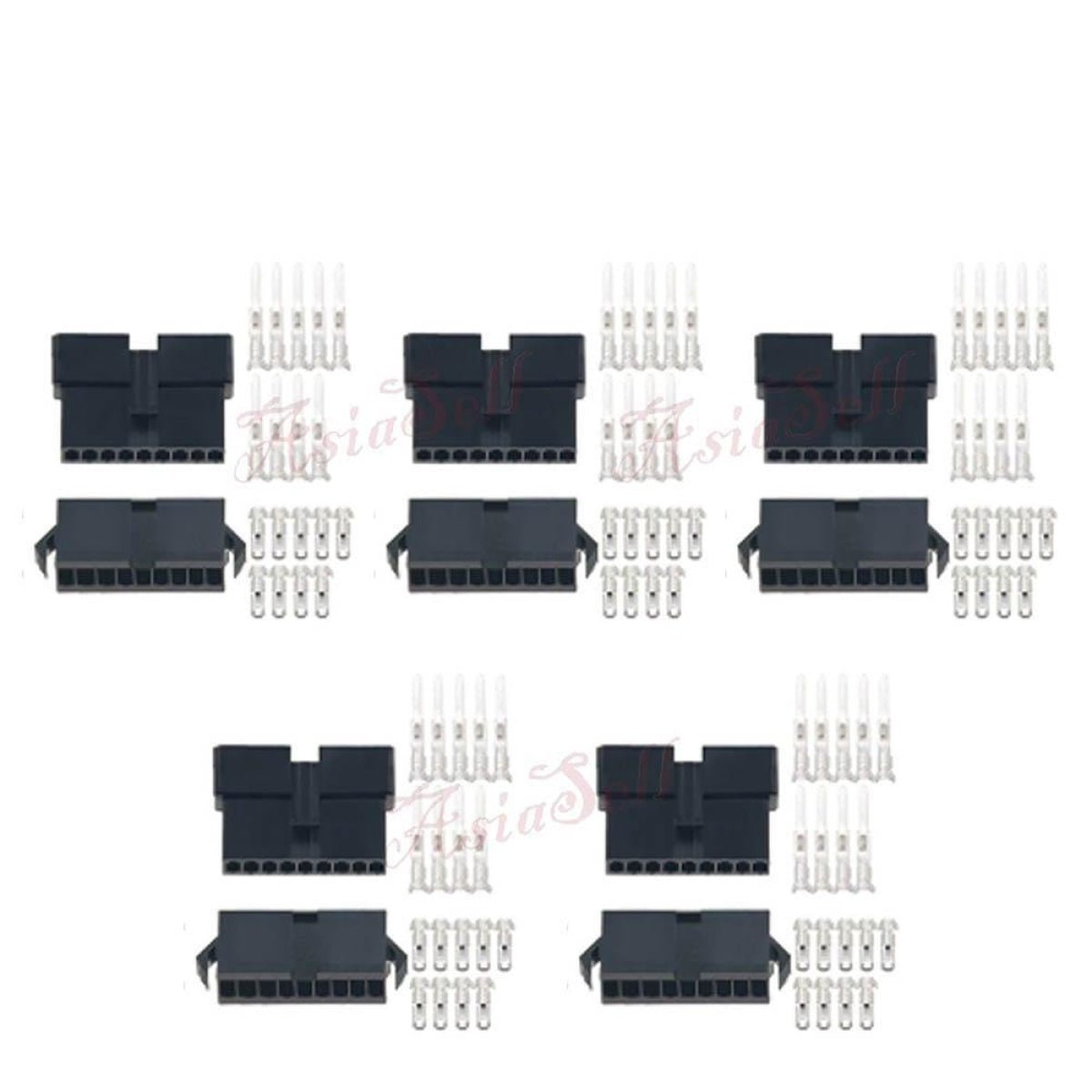 25 Pairs 2.54mm Connector 2/3/4/5/6/7/8/9/10/11/12 Pin Cable Plug Male Female - 9 Pin - Asia Sell