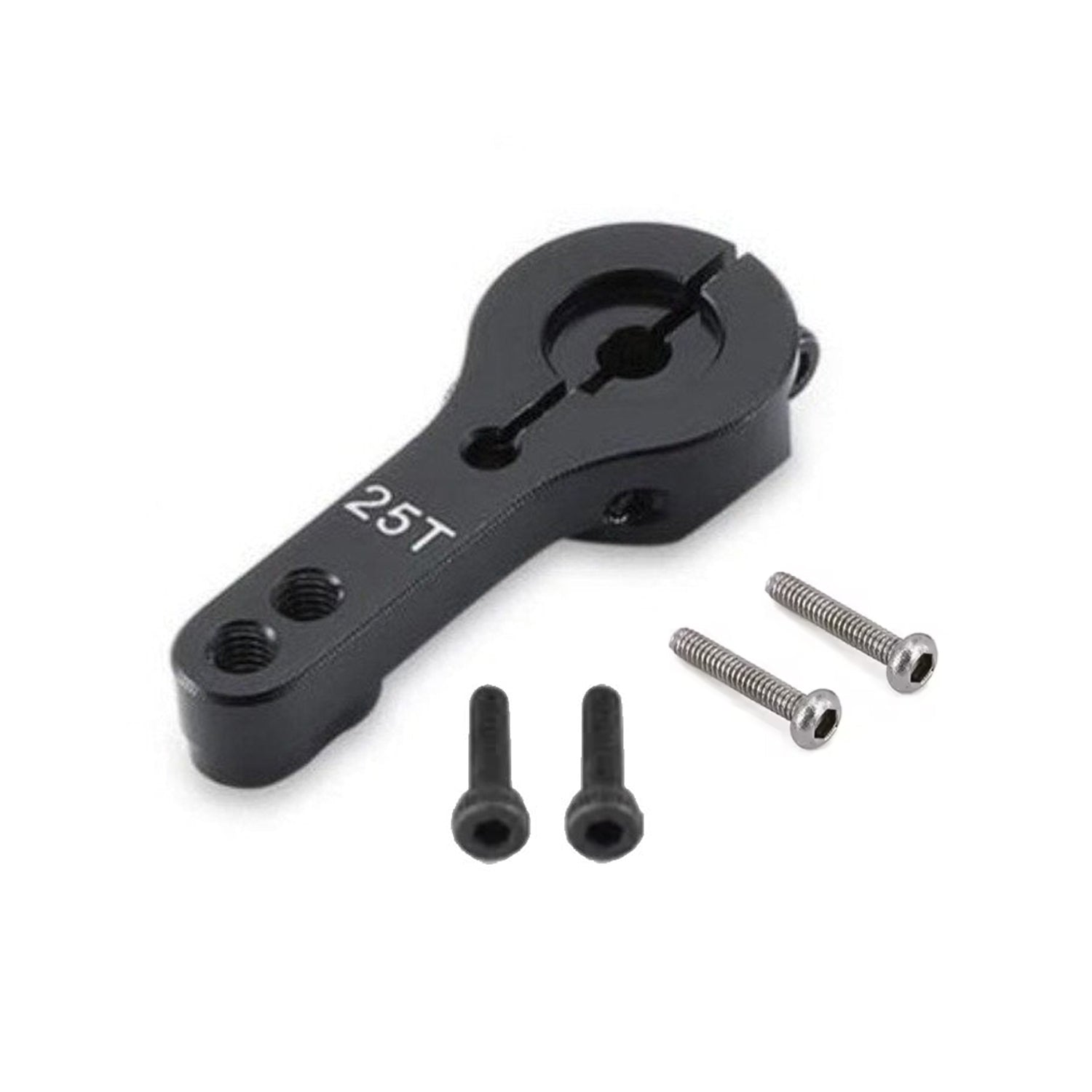 1pcs 25T M3 Aluminium RC Servo Arm Horn CNC for Savox Power Black - Asia Sell