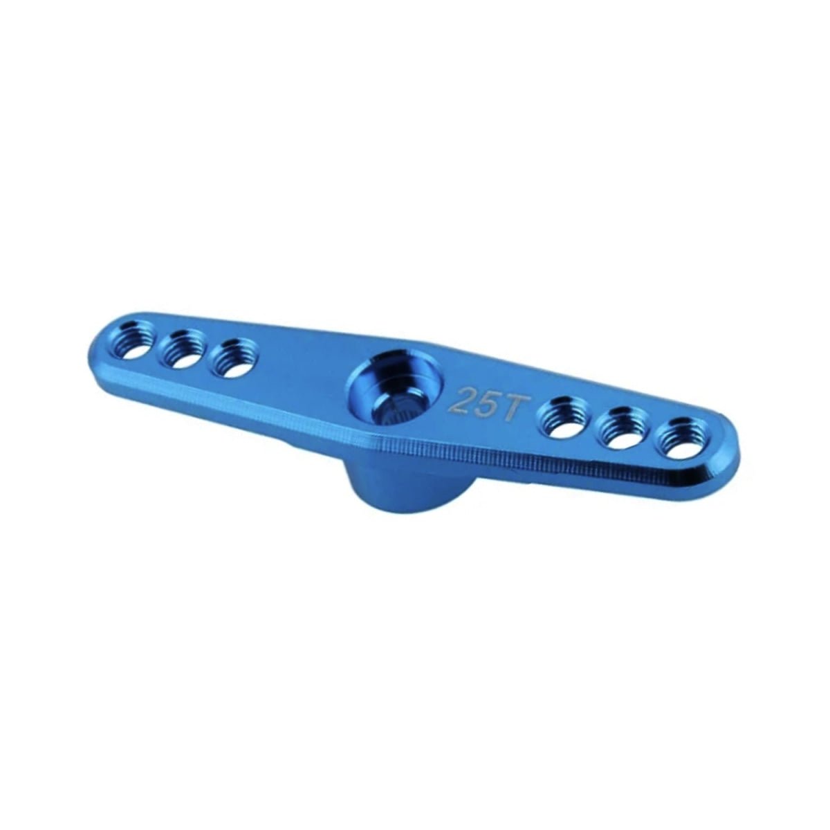 25T Servo Arm Horn Aluminum RC Double Ended Sided for Futaba Savox Xcore HL HSP HD Power RC - Blue - Asia Sell