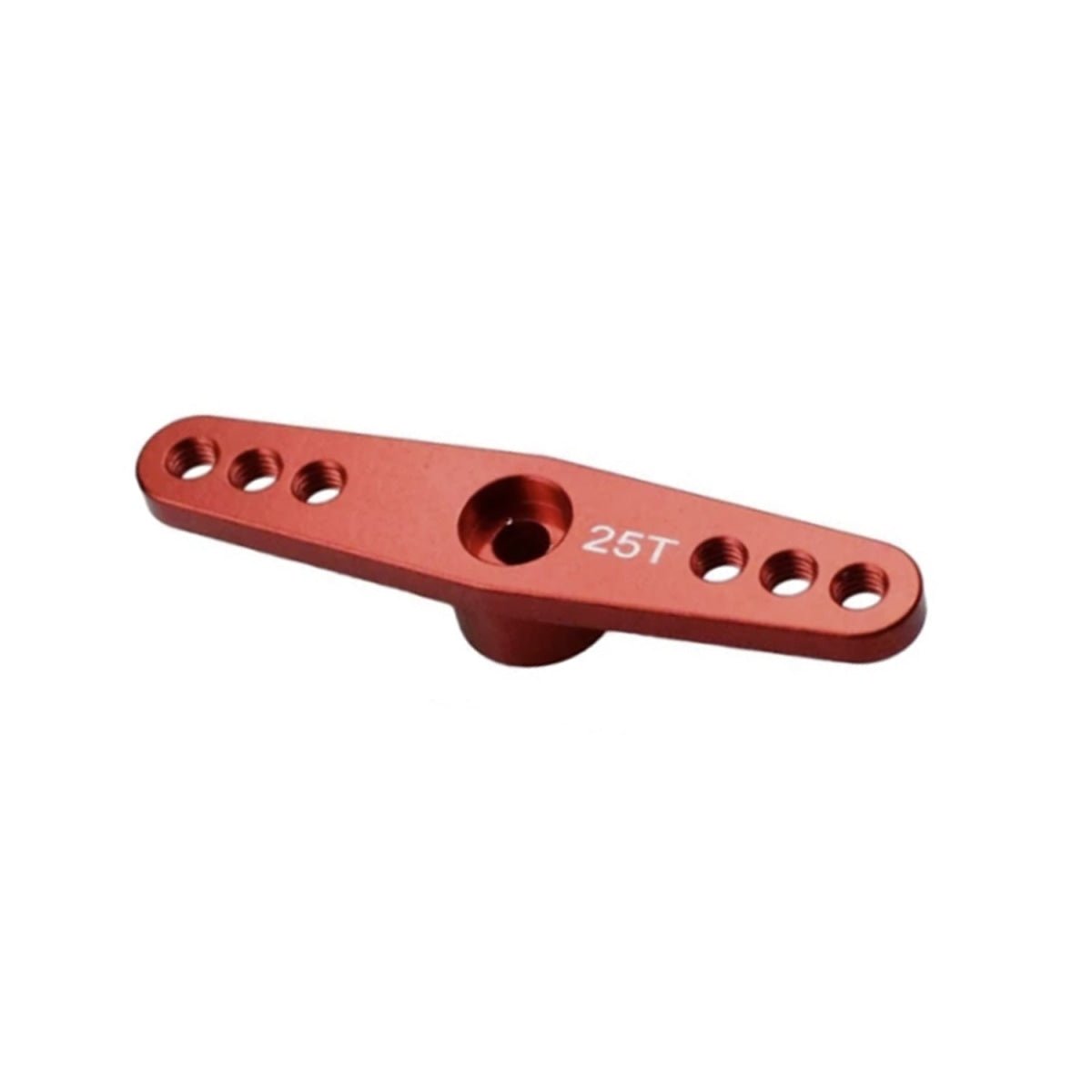 25T Servo Arm Horn Aluminum RC Double Ended Sided for Futaba Savox Xcore HL HSP HD Power RC - Red - Asia Sell