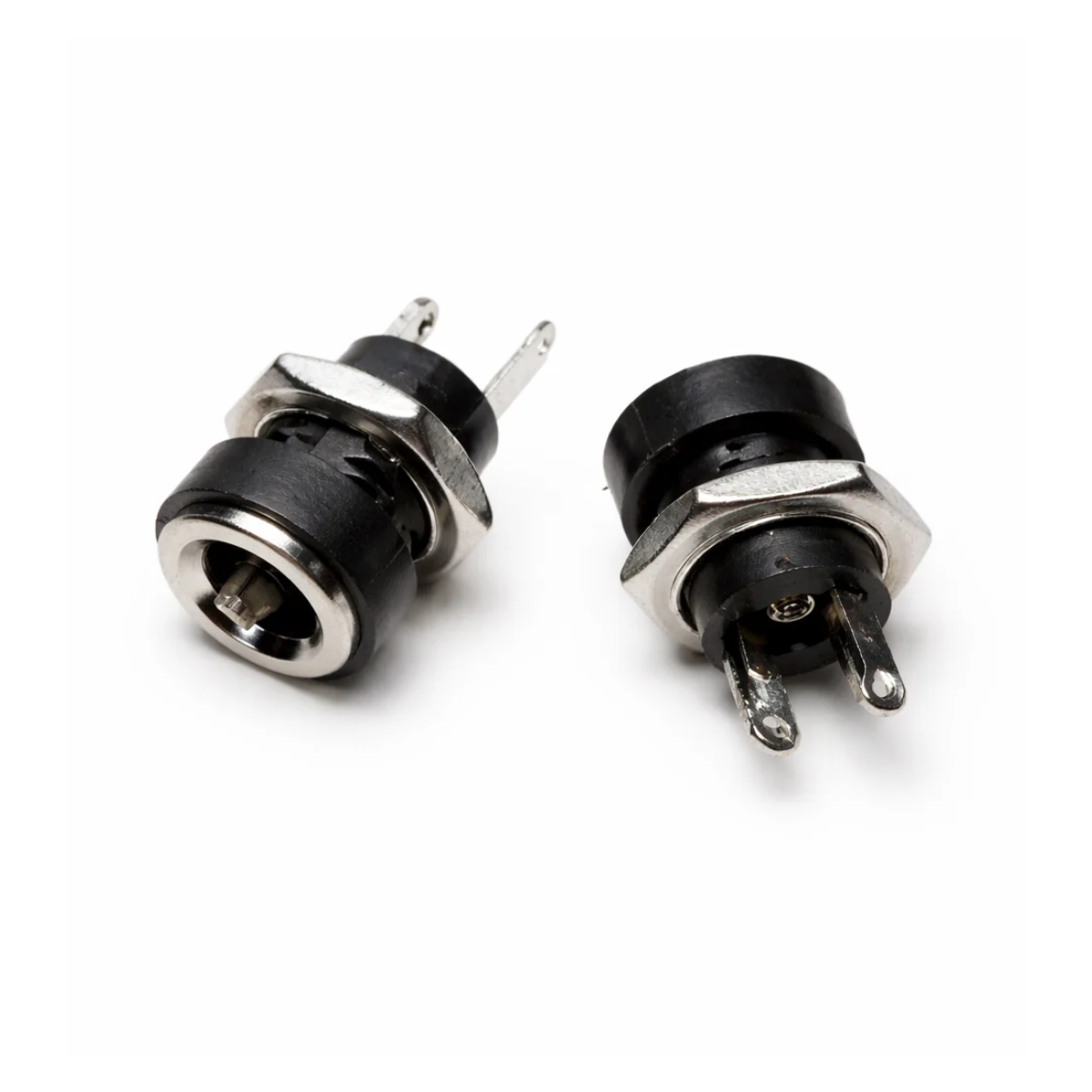 2 PCS DC Power Charger Plug 5.5mmx2.1mm Jack Socket Female Panel Mount Connector