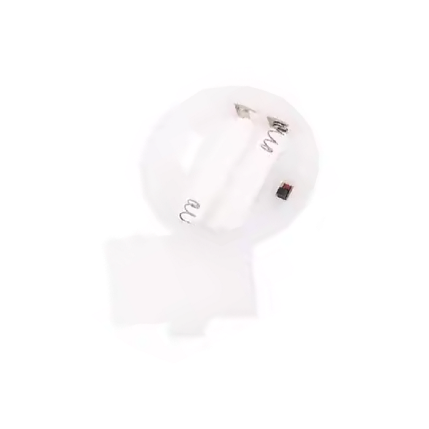 2XAAAWhiteBatteryHolderPanelMountCaseWithTabsSwitchLidHolders | Inside view