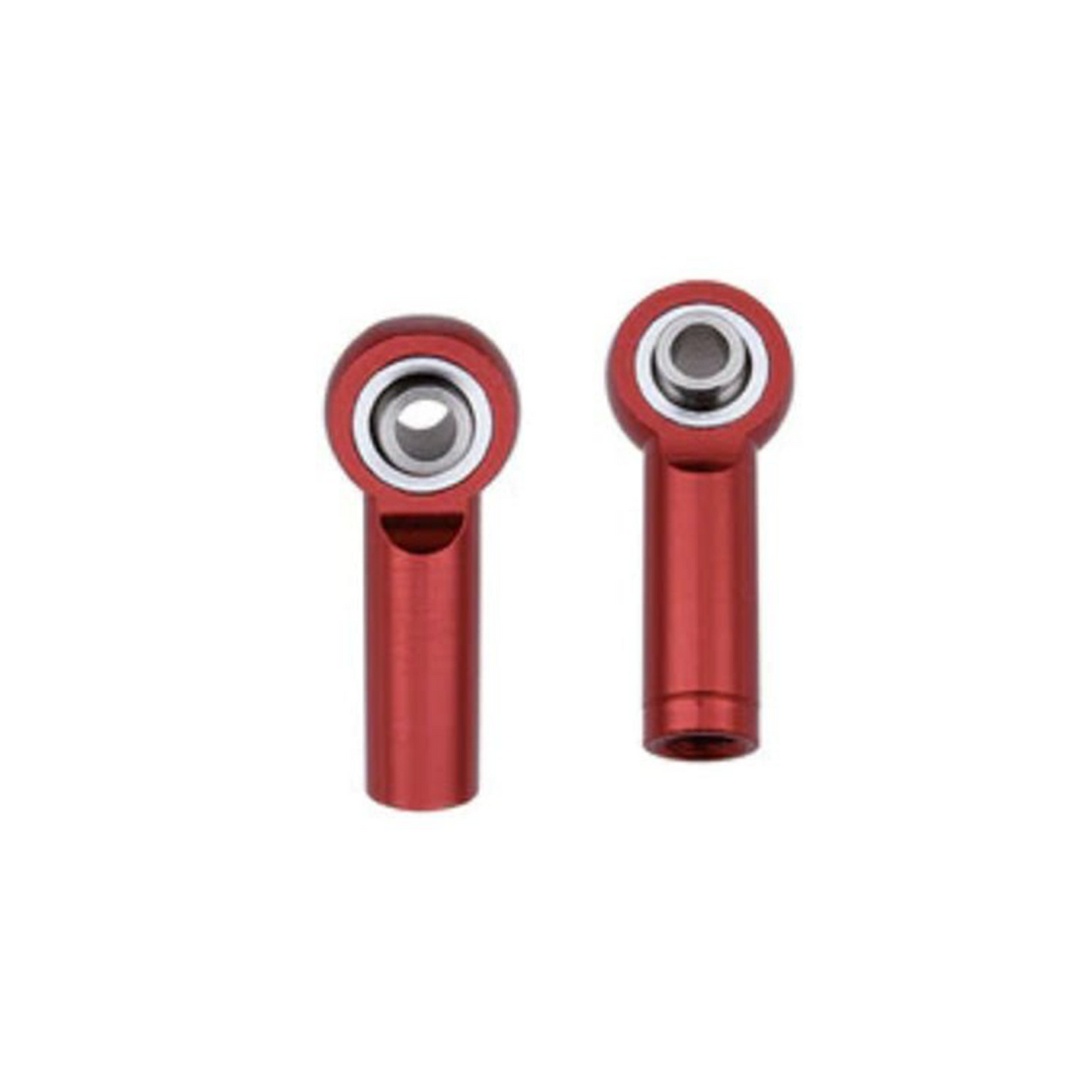 2pcs 22mm Red Link End Holder M3 Ball Head Aluminium Tie Rod Silver Clockwise - Asia Sell