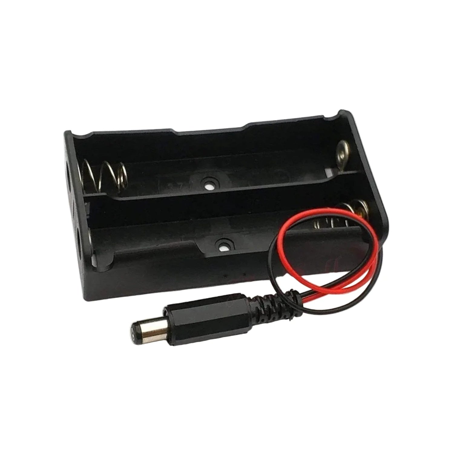 2pcs 2x 3x 4x 18650 Battery Holder 3.7V Storage Box Case Leads Wires with Plug - 2x18650 - Asia Sell
