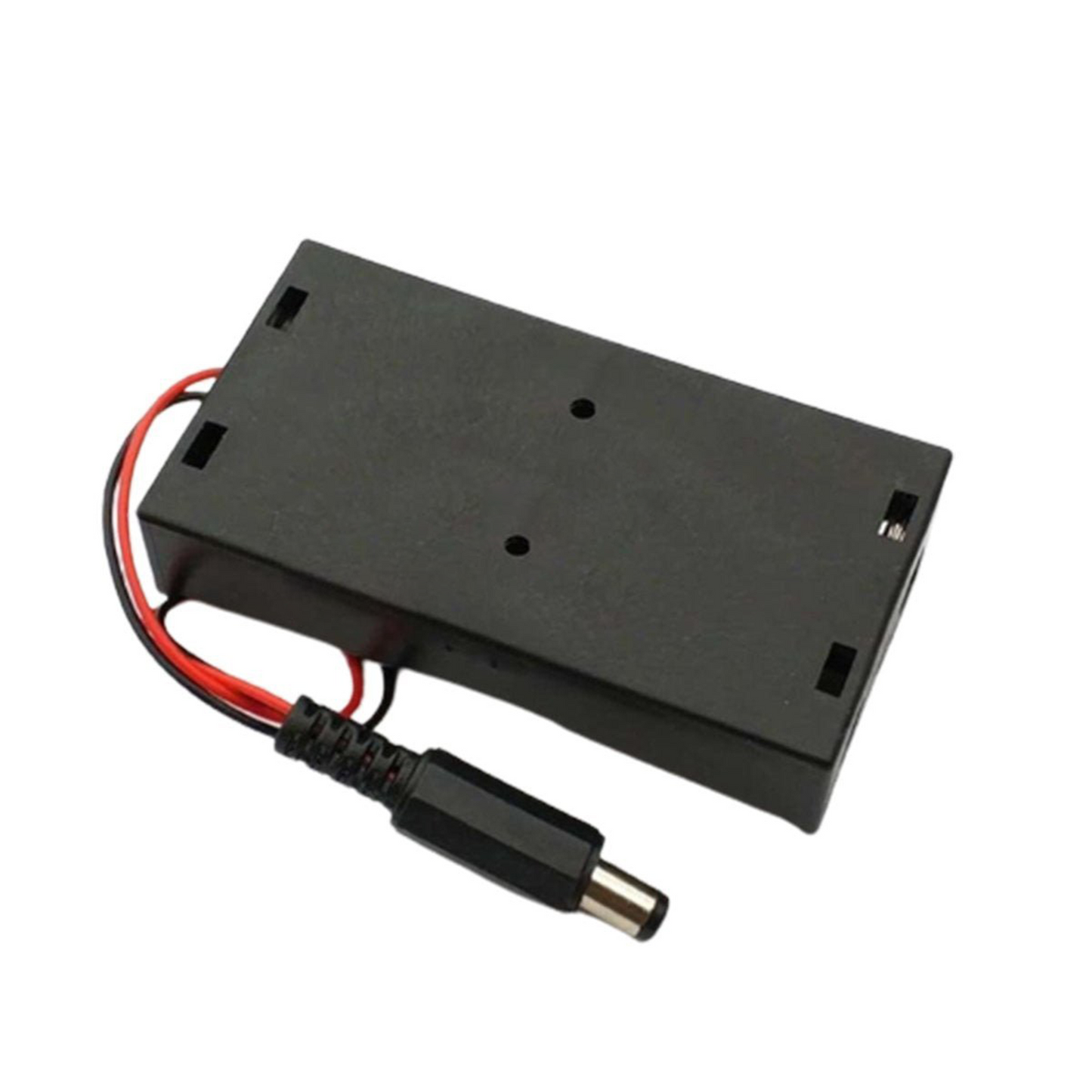 2pcs 7.4V Battery Holder 2x18650 Plastic Battery Holder Box Case DC Plug Jack - Underside Image - Asia Sell