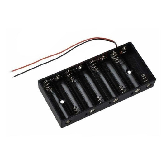 2pcs 8 X 1.5V AA 2A Cell Battery Holder Storage Box standard 12V 8x1.5V 8xAA 12V - - Asia Sell