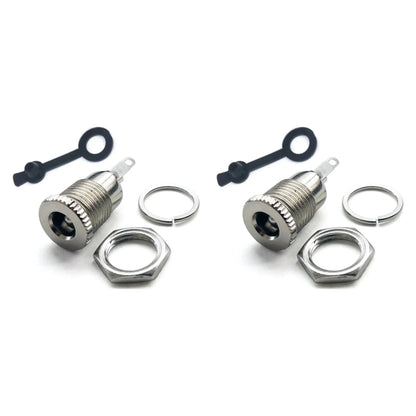2pcs DC099 Copper 5.5x2.5mm Female DC Socket Jack Power Plug Panel Mount DC-099 - Asia Sell