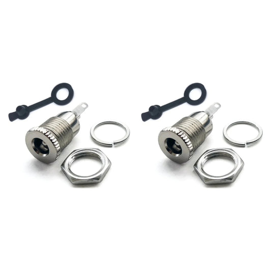 2pcs DC099 Copper 5.5x2.5mm Female DC Socket Jack Power Plug Panel Mount DC-099 - Asia Sell