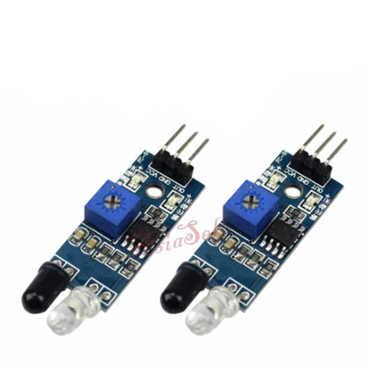 2pcs IR Infrared Obstacle Avoidance Sensor Module Smart Car Robot Photoelectric - - Asia Sell