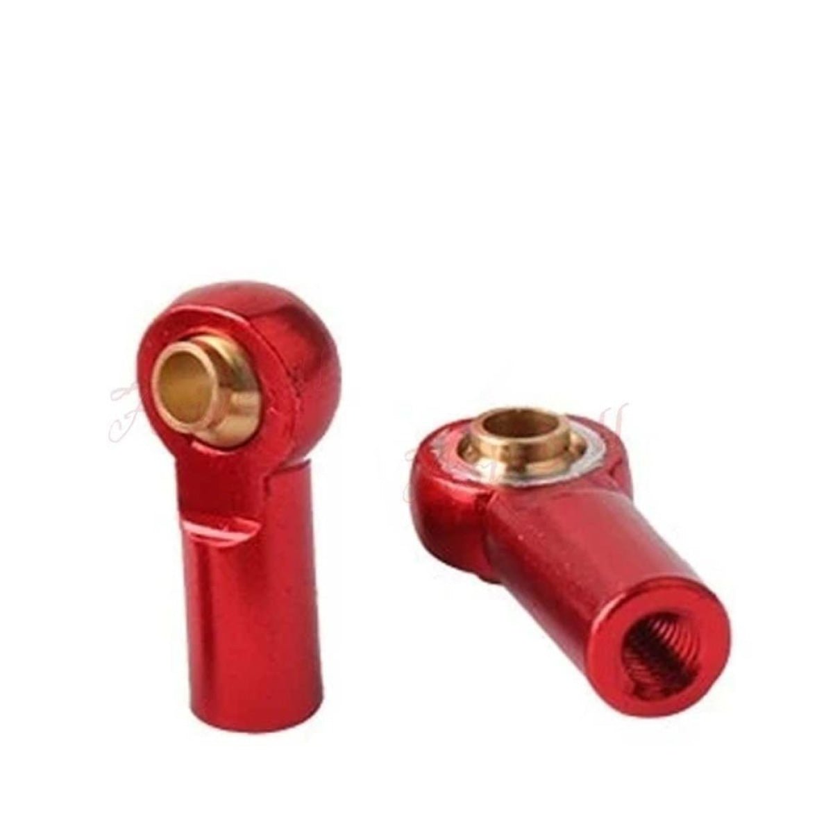 2pcs M3 Ball Head Aluminium Link End Holder Tie Rod - M3 Red - - Asia Sell