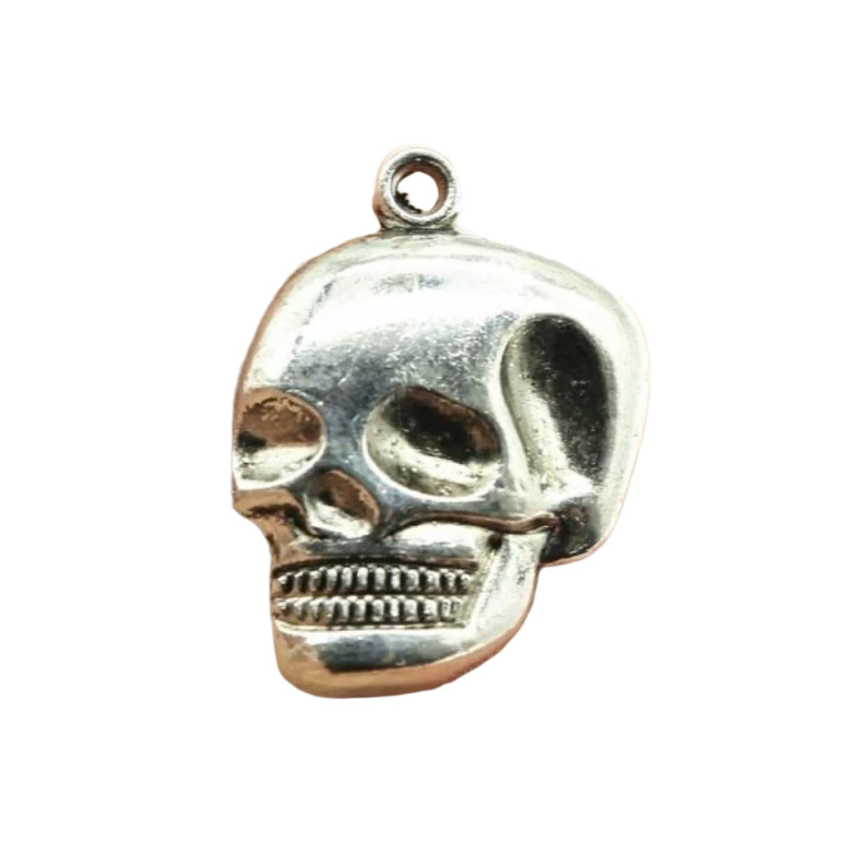 2pcs Skull Charms Antique Silver Colour Cute Skull Charms Pendants For Bracelets Bat Skull Charms Making Jewellery - E - Asia Sell