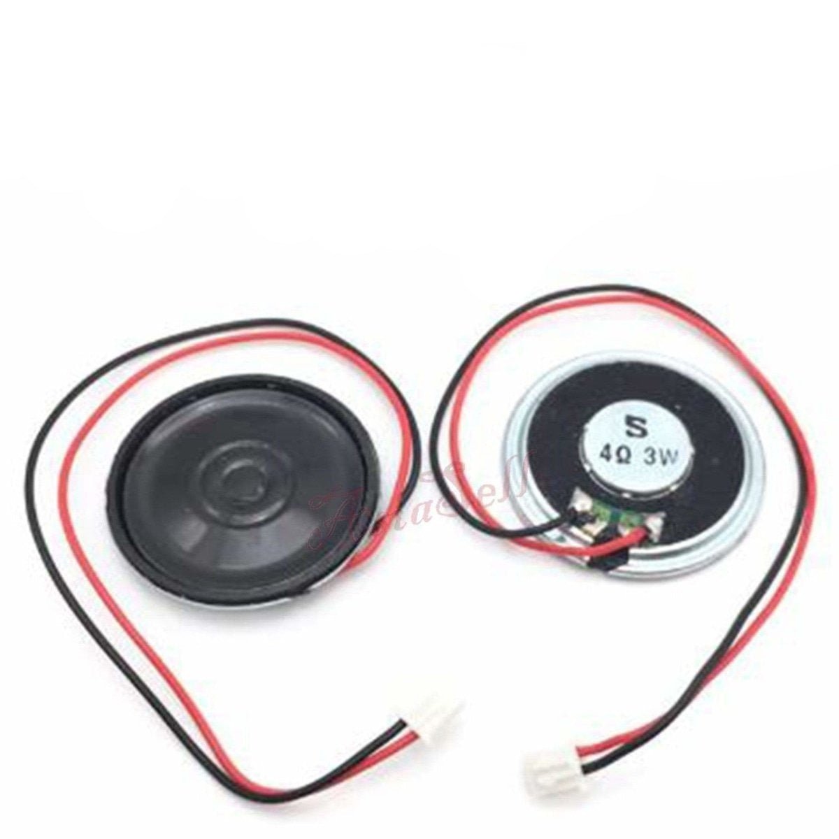 2pcs Speaker Horn 0.25-3W 4-32ohm Ultra Thin Horns Speakers - 3W 4R 40mm w/ cables - Asia Sell