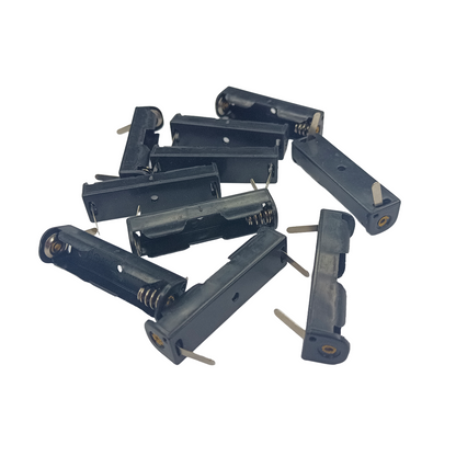 2/10pcs 1xAAA Battery Holder with Tabs 1.5V