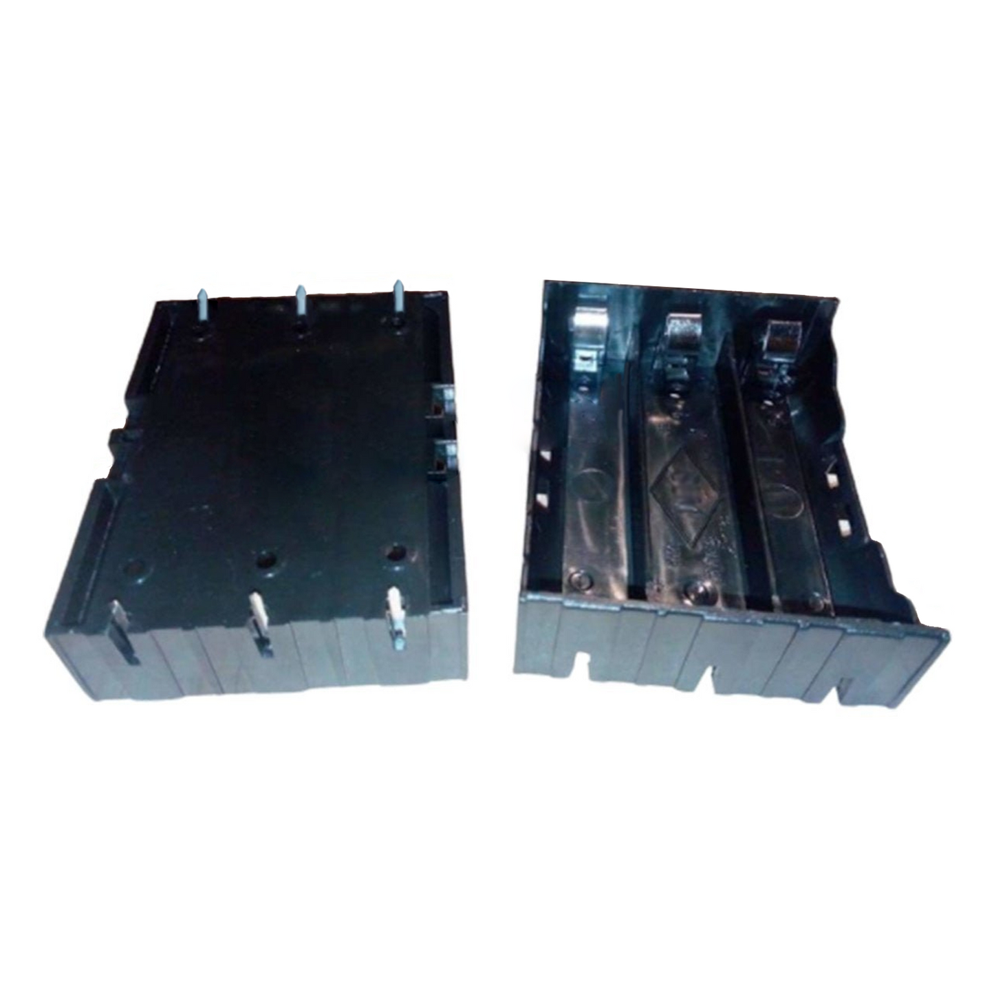 2pcs 3x18650 Battery Holder Box Case 3.7V PCB Tabs Pins Connectors 3 x 18650