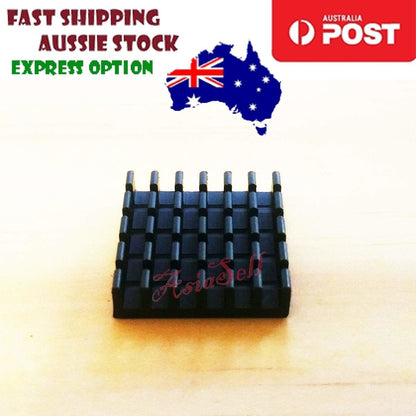 2x Heatsink 50x50x11 40x40x11mm 25x25x10mm 19x19x5mm 14x14x8mm Black Heat Sink - 19x19x5mm (no backing) - - Asia Sell