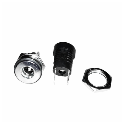 2pcs DC Power Supply Jack 3.5x1.3mm Socket Female Panel Mount Connector DC-022B